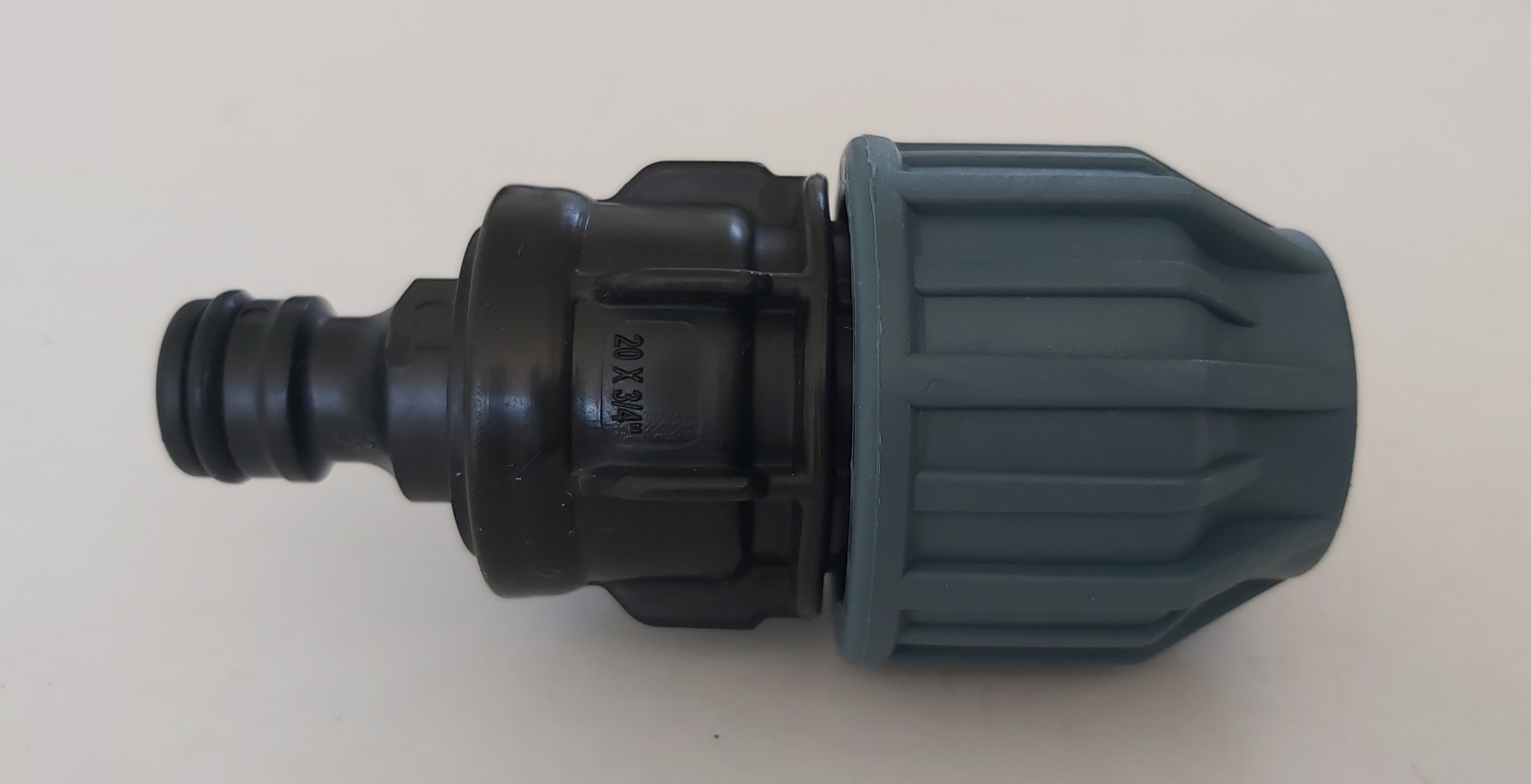 (Bild für) 20 mm PE-Rohr Anschluss 3/4"IG mit Schnellkupplung